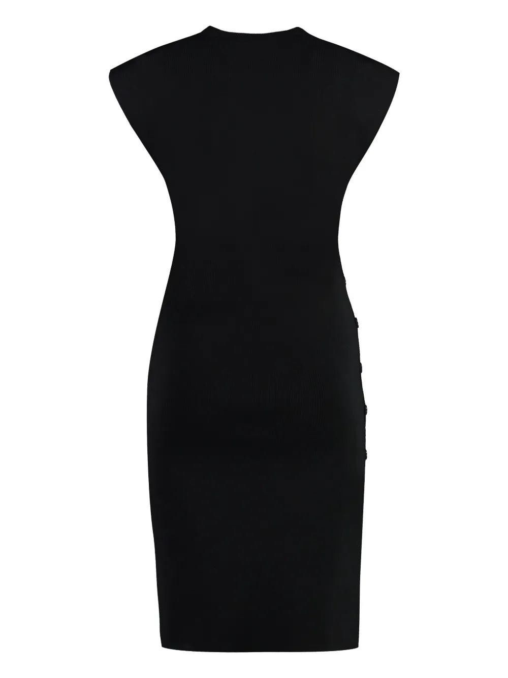 Ribbed-Knit Midi Dress