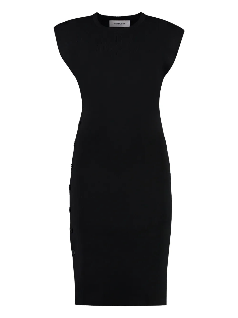 Ribbed-Knit Midi Dress