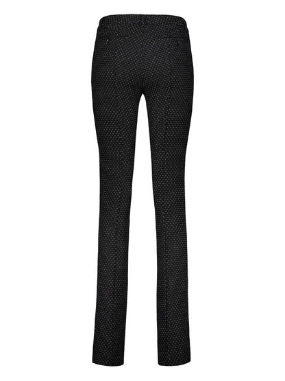 Polka-Dot Skinny Trousers