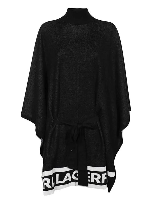 Wool-Blend Poncho