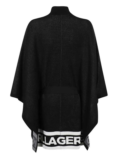 Wool-Blend Poncho