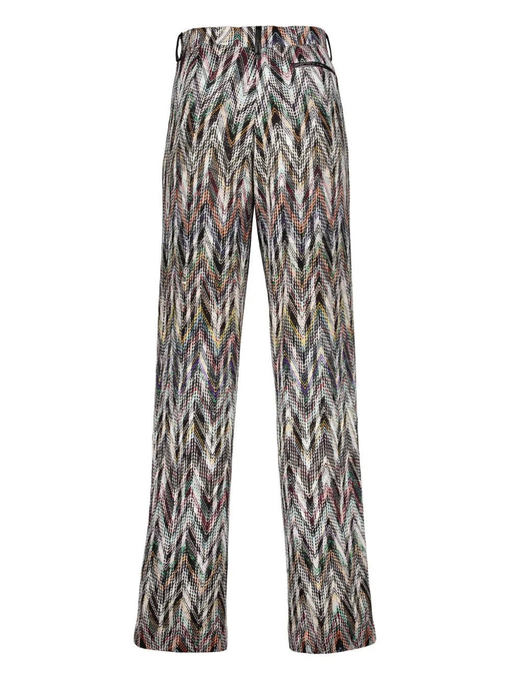 Chevron Palazzo Trousers