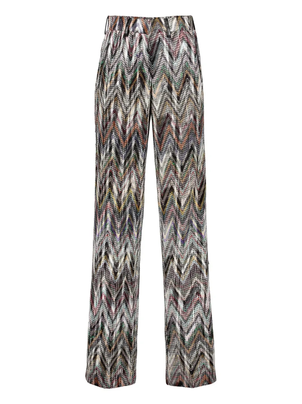 Chevron Palazzo Trousers