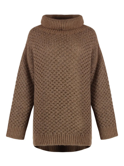 Perforated-Knit Jumper