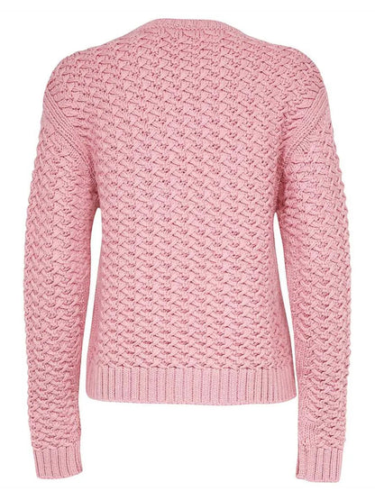 Crochet-Knit Jumper