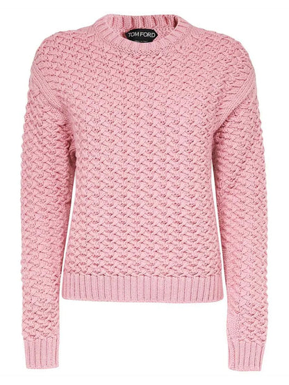 Crochet-Knit Jumper