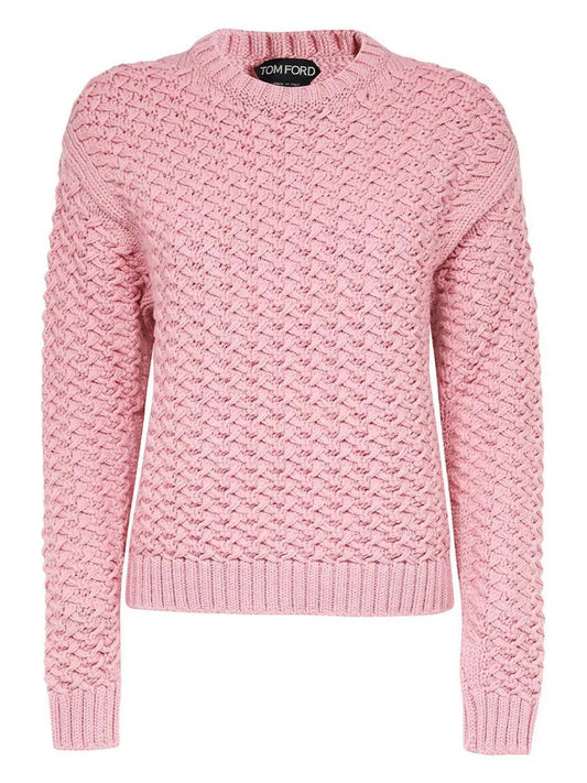 Crochet-Knit Jumper