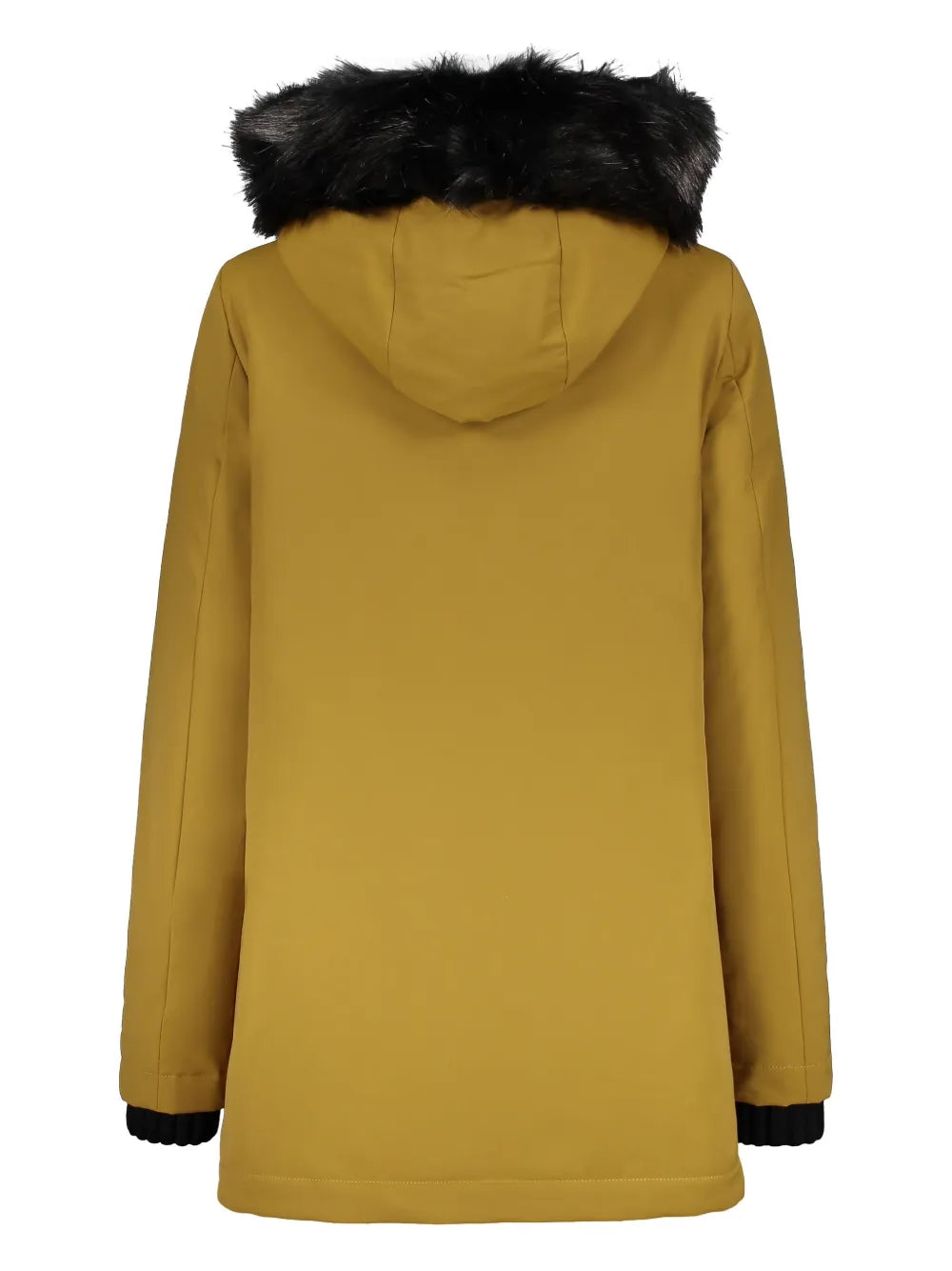 Faux Fur-Trim Parka Coat