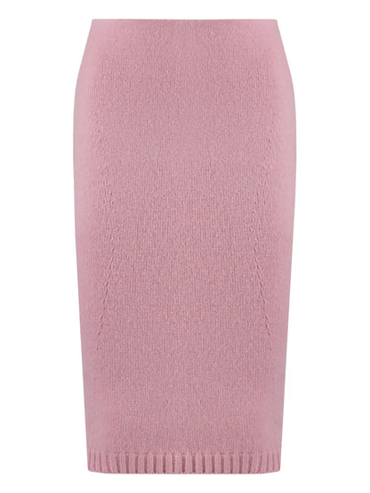 Wool-Cashmere Blend Skirt