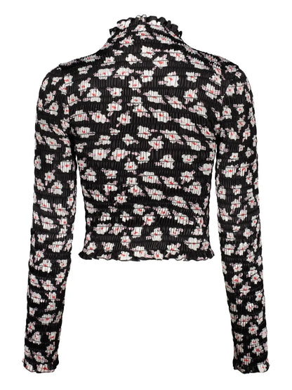 Floral-Print Top
