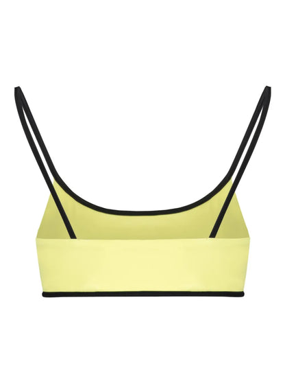 Logo-Print Bikini Top