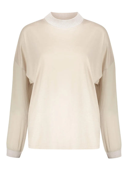 Crew-Neck Long-Sleeve Top