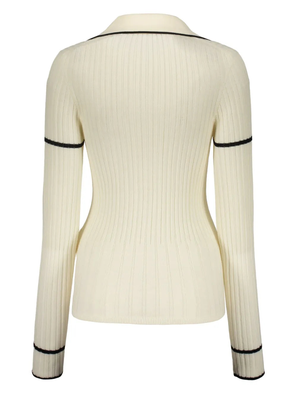 Ribbed Polo Top