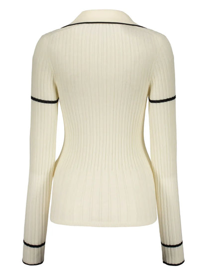 Ribbed Polo Top