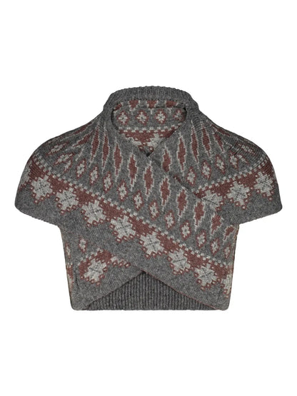 Cropped Knitted Top