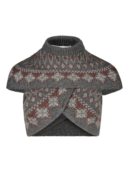 Cropped Knitted Top