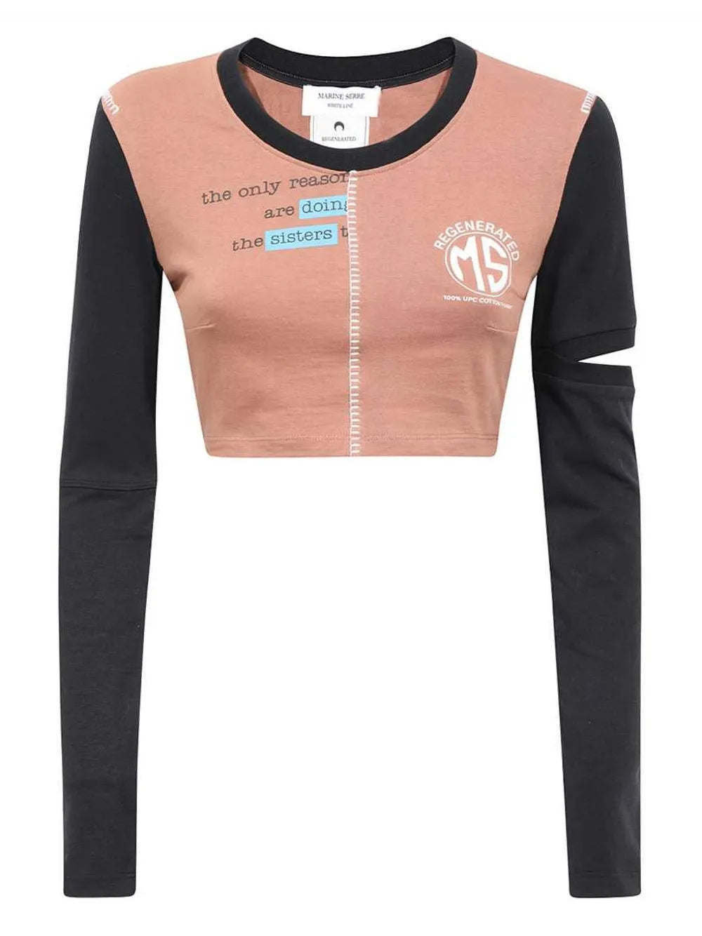 Long-Sleeve Cropped Top
