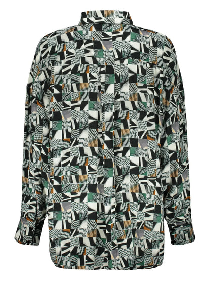 Abstract-Pattern Shirt