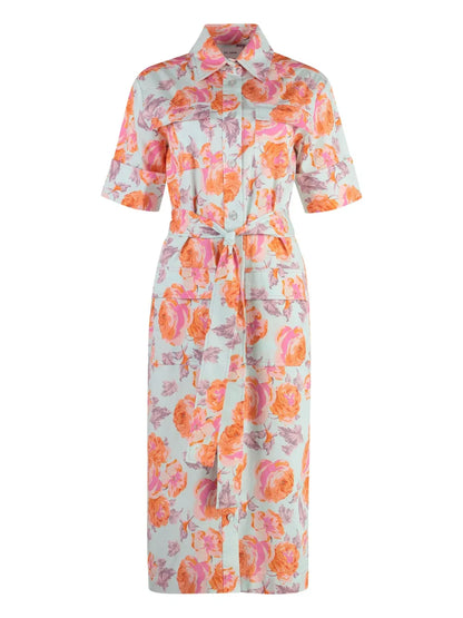 Belted Shirt Dress