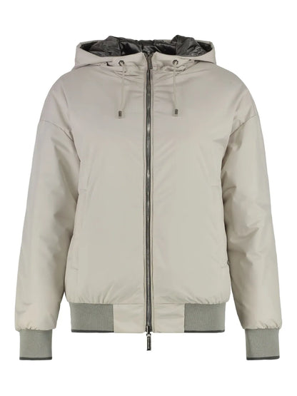 Becka Hooded Bomber Jacket