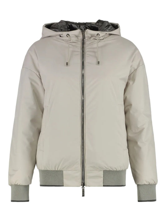 Becka Hooded Bomber Jacket