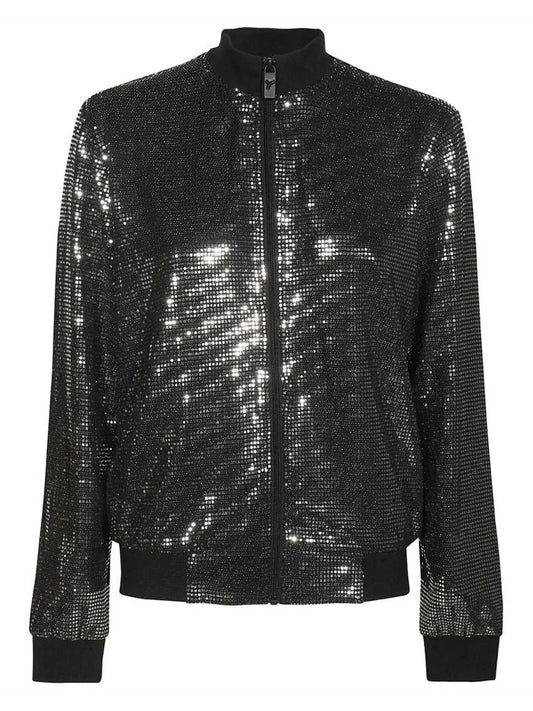 High-Shine Bomber Jacket