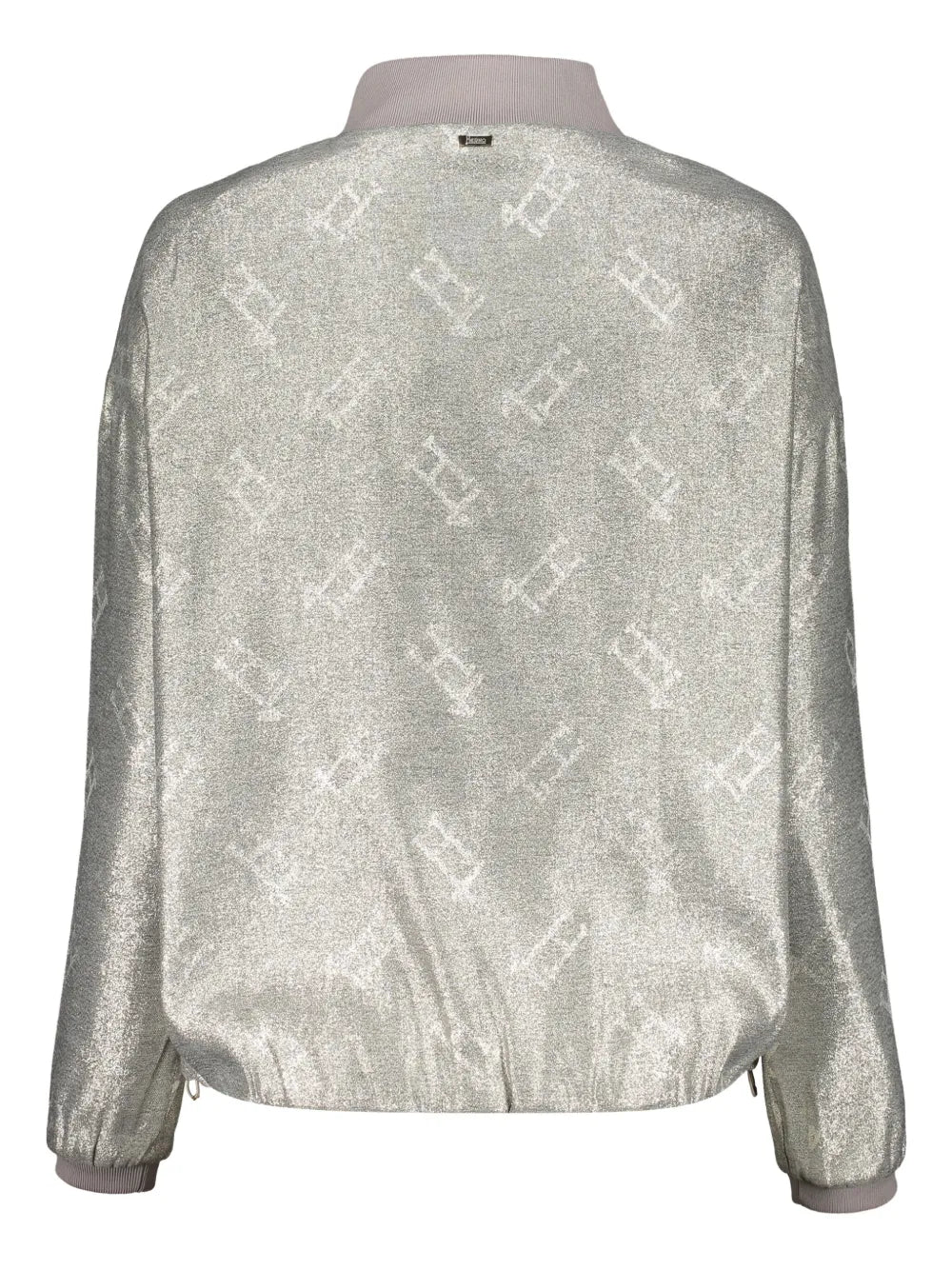 Monogram-Print Bomber Jacket