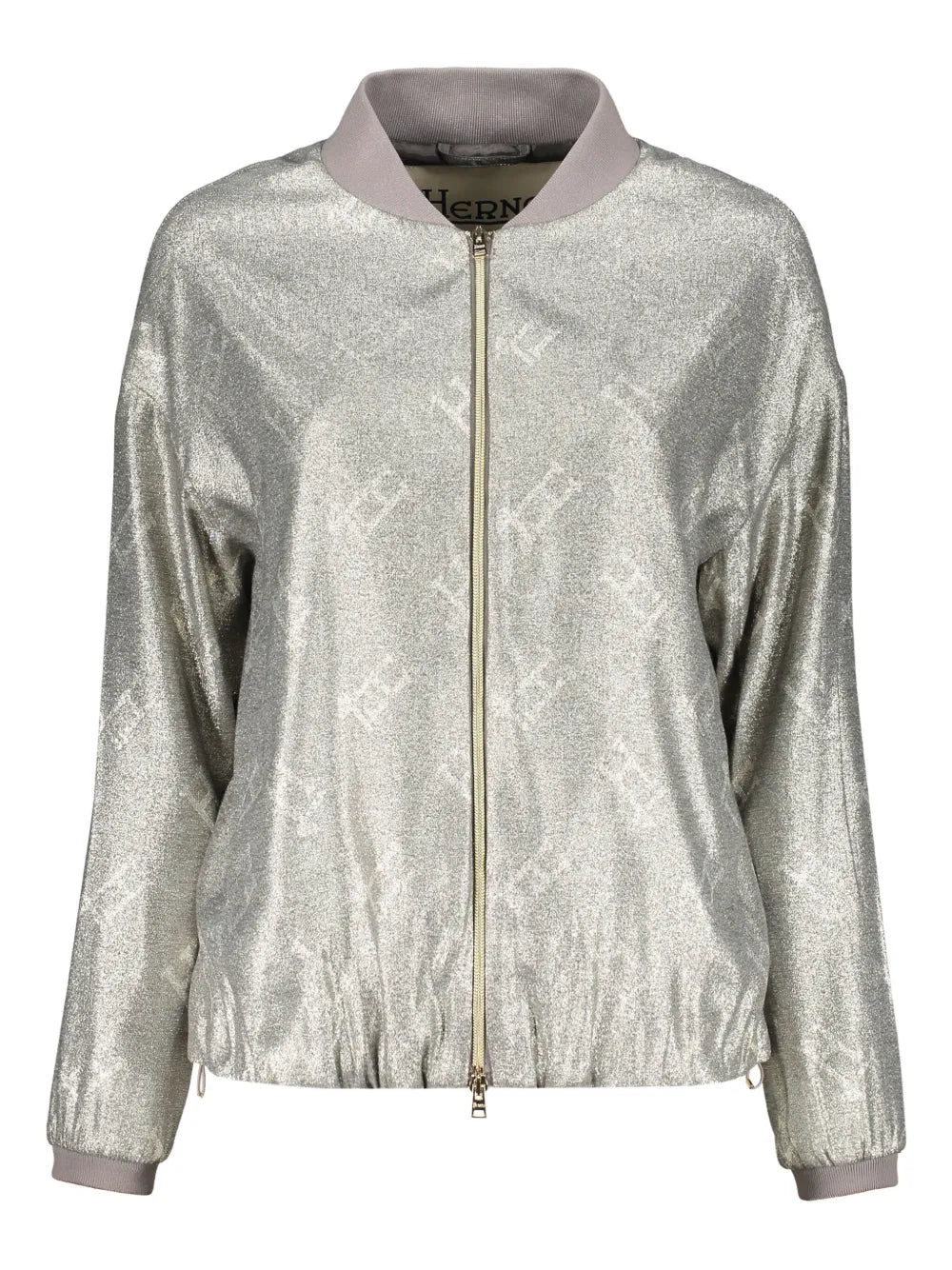 Monogram-Print Bomber Jacket