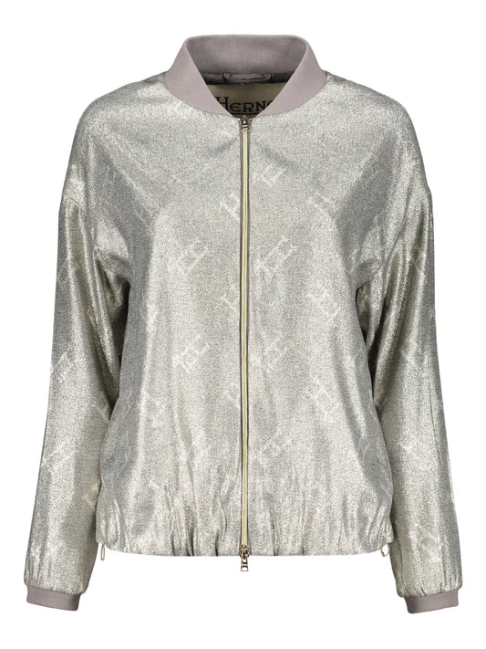 Monogram-Print Bomber Jacket