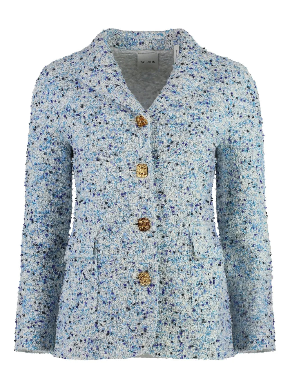 Single-Breasted Tweed Blazer