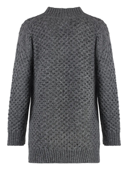 Perforated-Knit Jumper