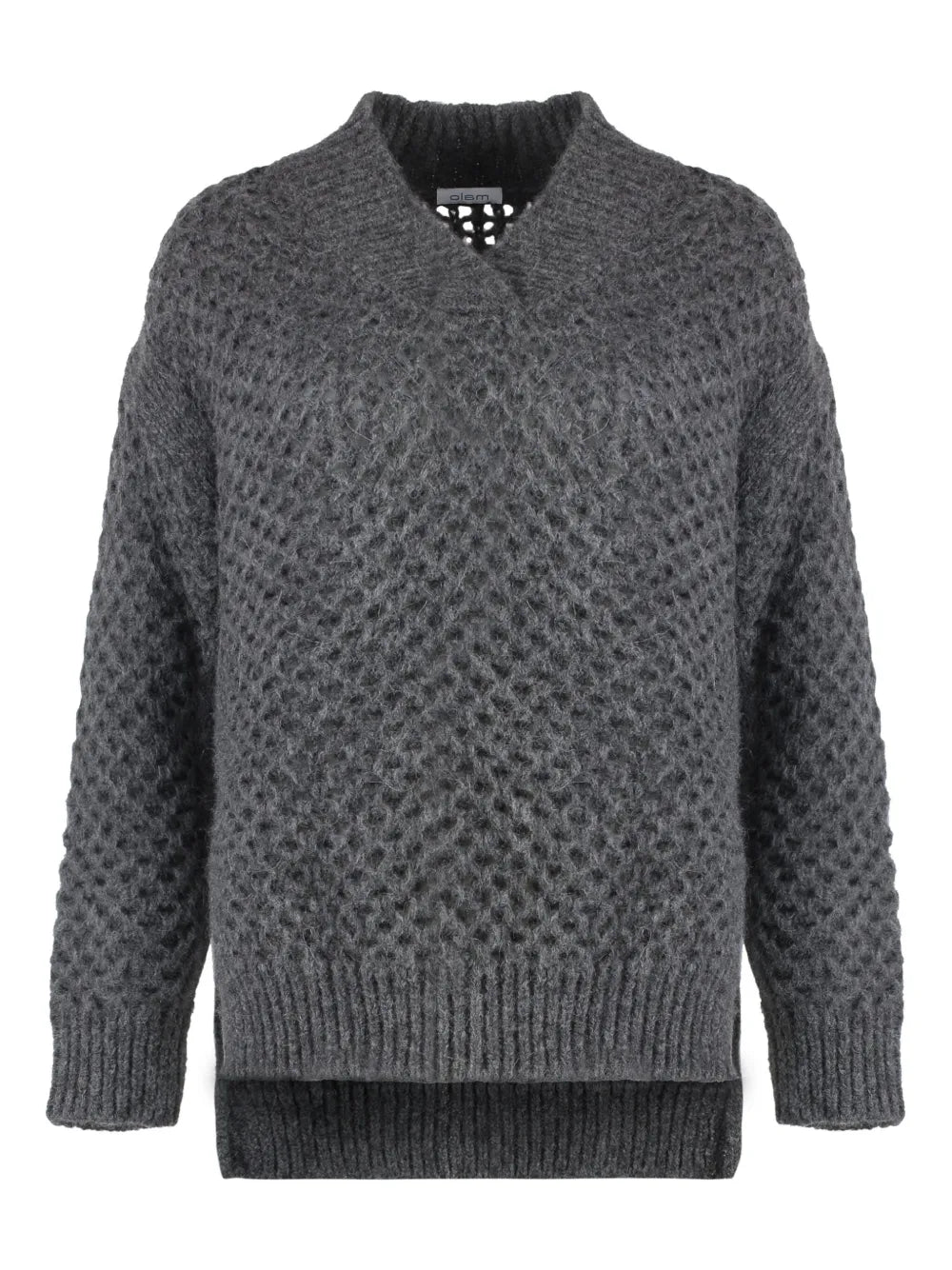 Perforated-Knit Jumper