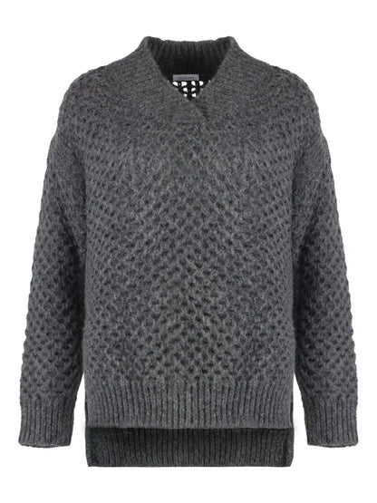 Perforated-Knit Jumper