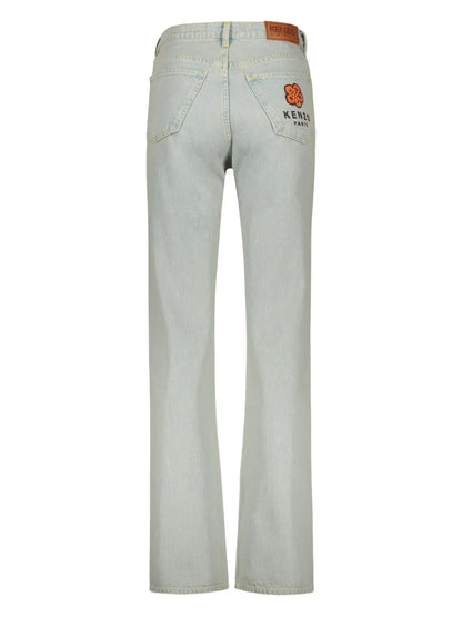 Boke Flower-Appliqué Jeans