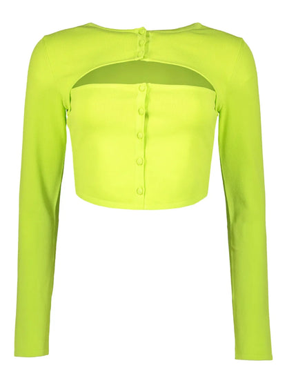 Cut-Out Cropped Top