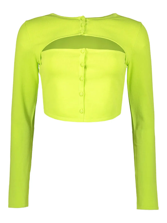 Cut-Out Cropped Top