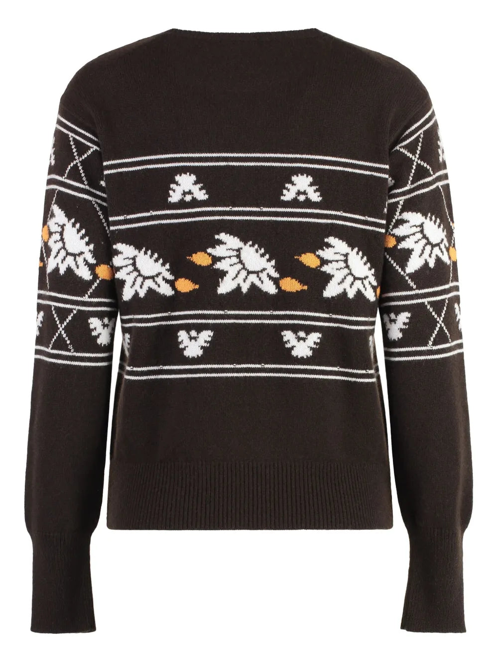 Intarsia-Knit Sweatshirt