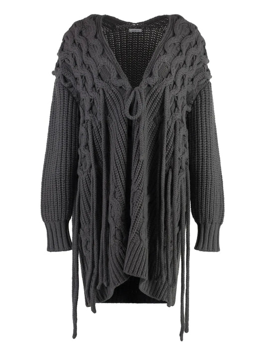 Cable-Knit Cardigan