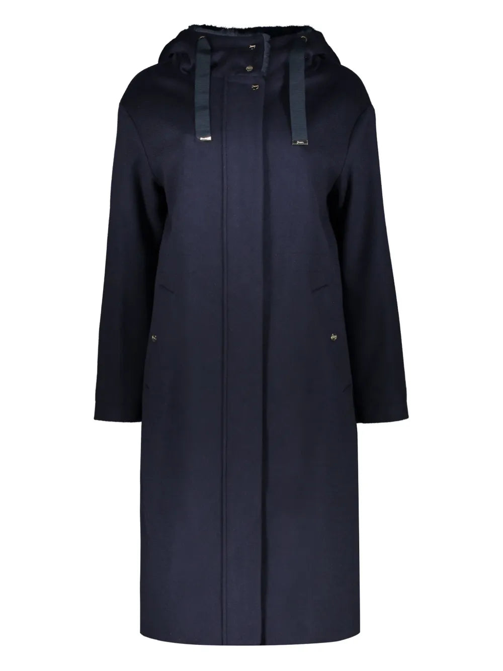 Logo-Plaque Parka Coat