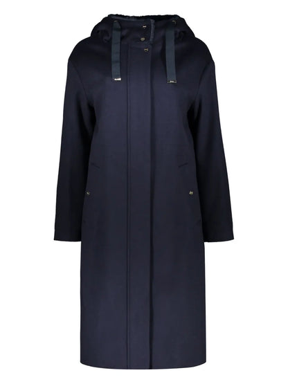 Logo-Plaque Parka Coat
