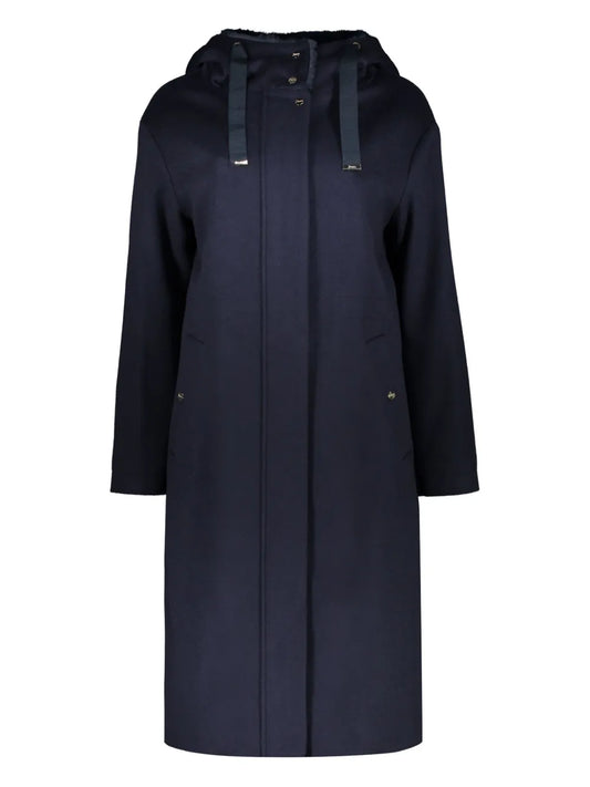 Logo-Plaque Parka Coat