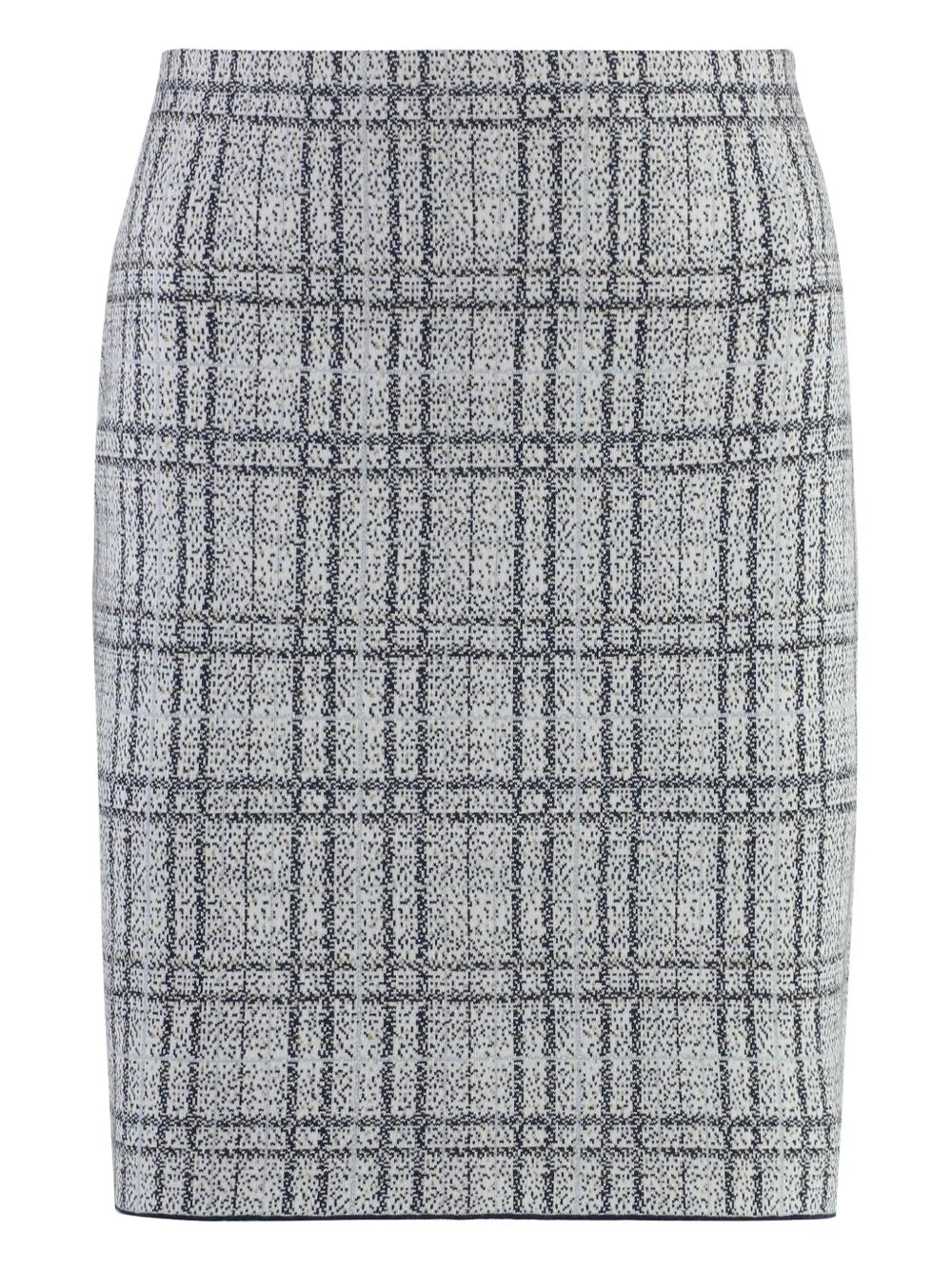 Checked Pencil Skirt