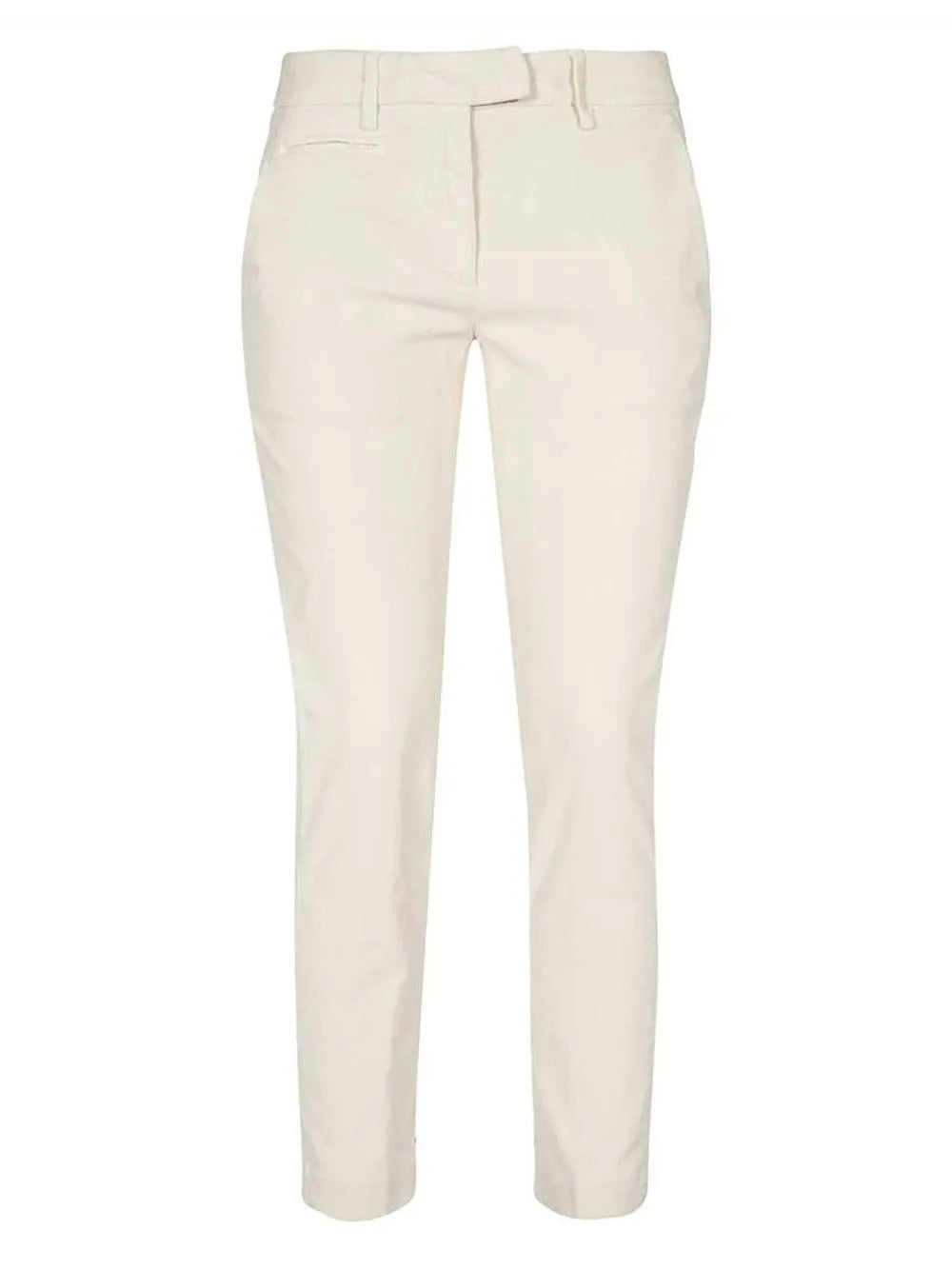 Cotton-Blend Slim Trousers