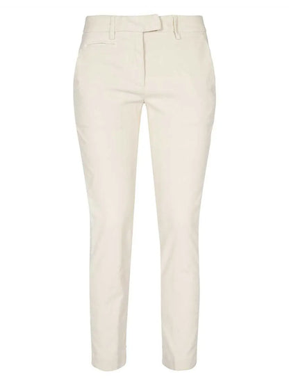 Cotton-Blend Slim Trousers