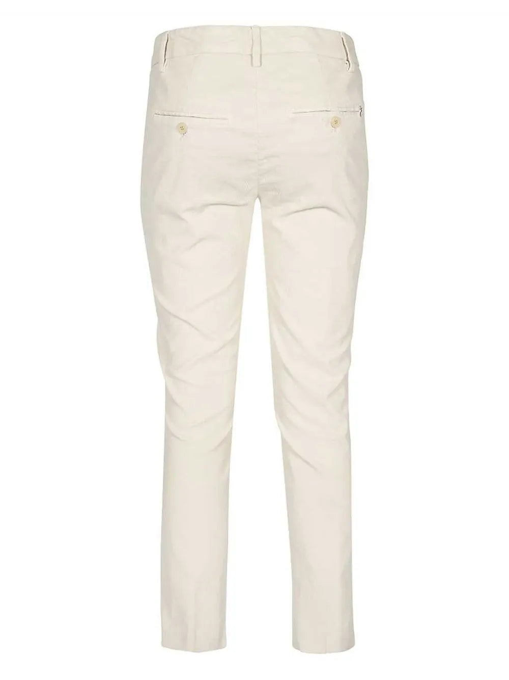 Cotton-Blend Slim Trousers