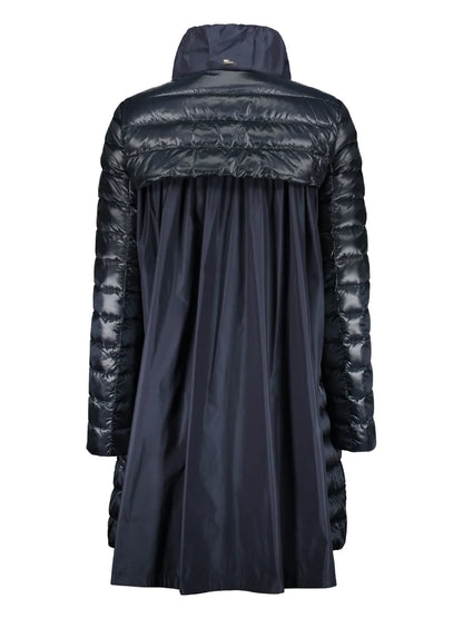 Panelled Puffer Coat
