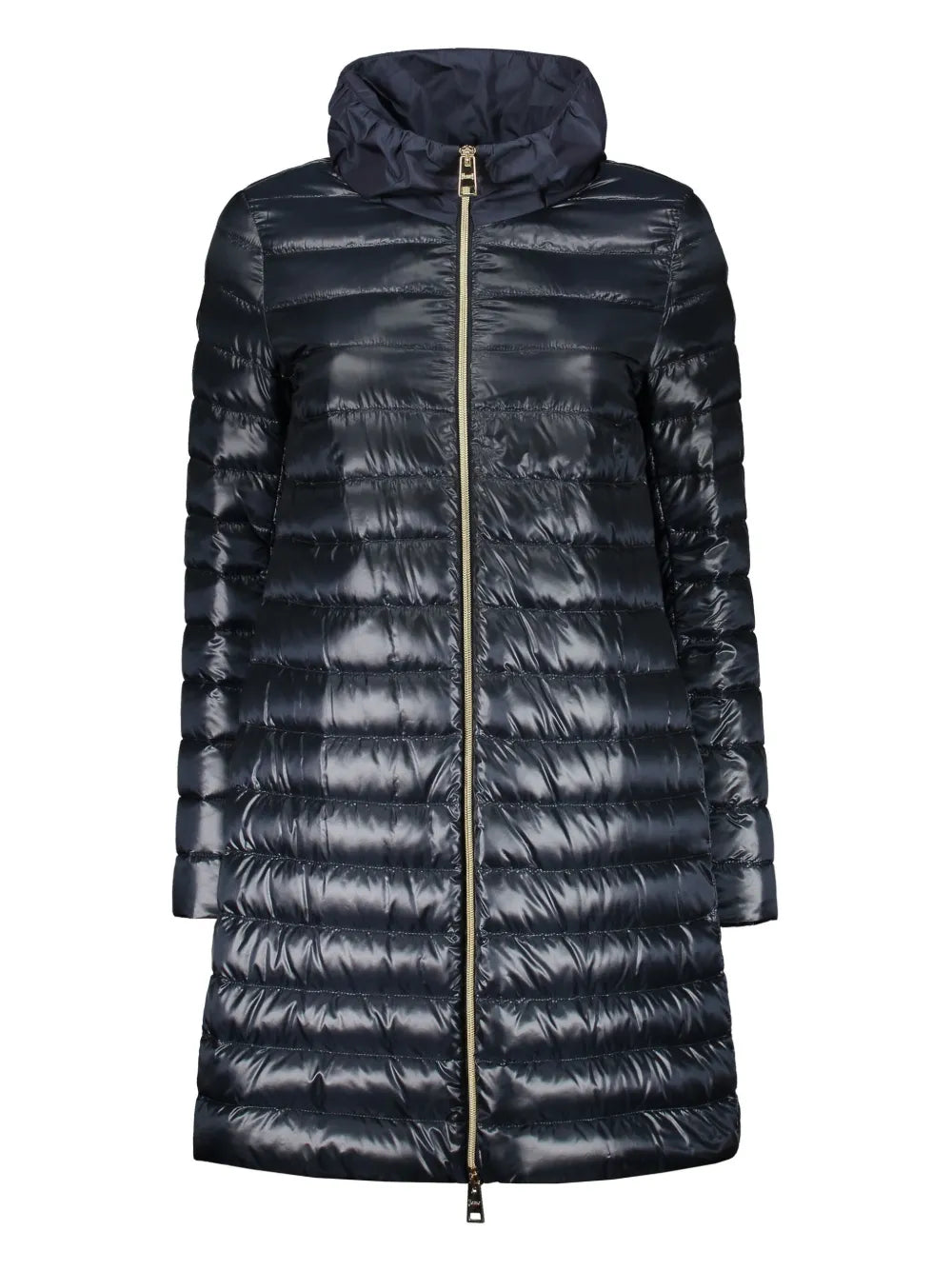 Panelled Puffer Coat