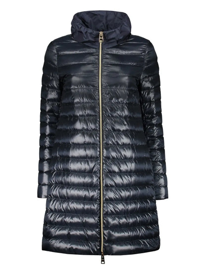Panelled Puffer Coat