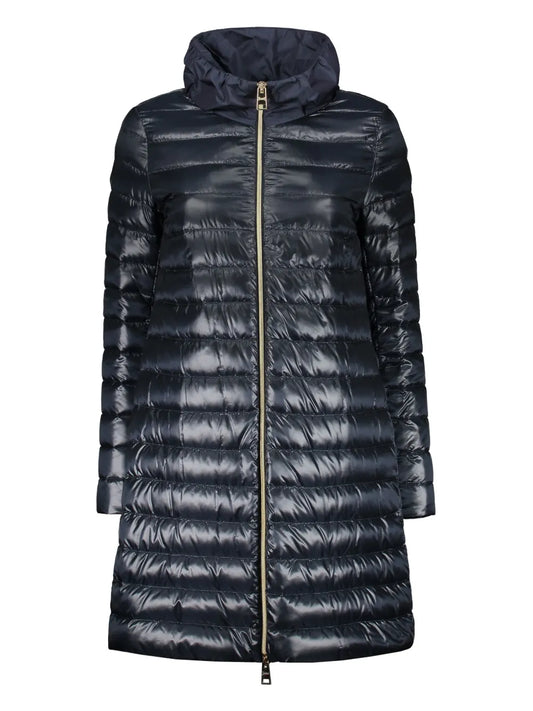 Panelled Puffer Coat