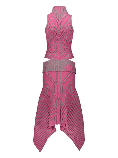 Virgin Wool-Blend Dress